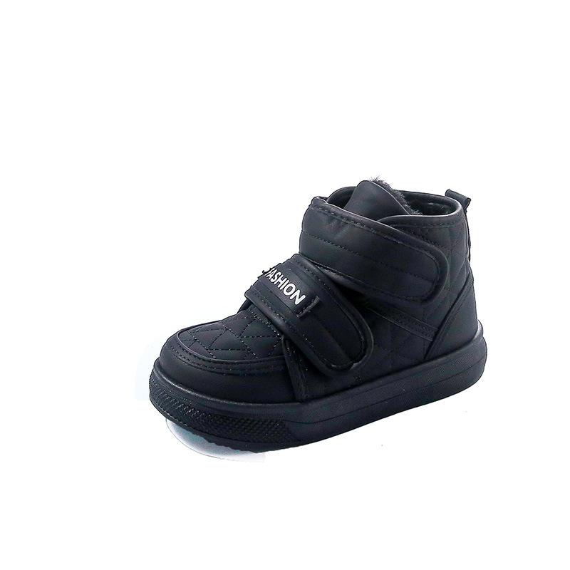 Children's Shoes Winter New Boys' Casual Plush Thick Warm Boots Girls' Anti Slip Snow Boots 4-15 Years Old Comfortable