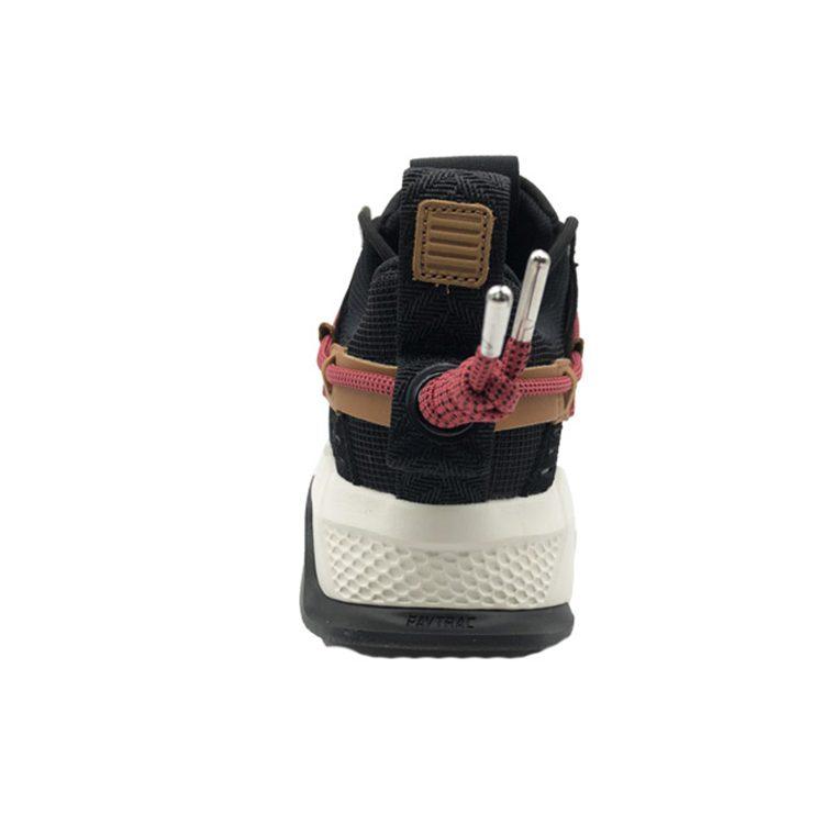 Li Ning Pan Gu 2019 New York Fashion Week Leather Slip Resistant Abrasion Resistant Low top Casual Shoes Men's Black AGLP075-9