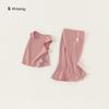 Girl Summer Clothes Set With Soft Polyester Fabric For Kids Ages 3 To 8