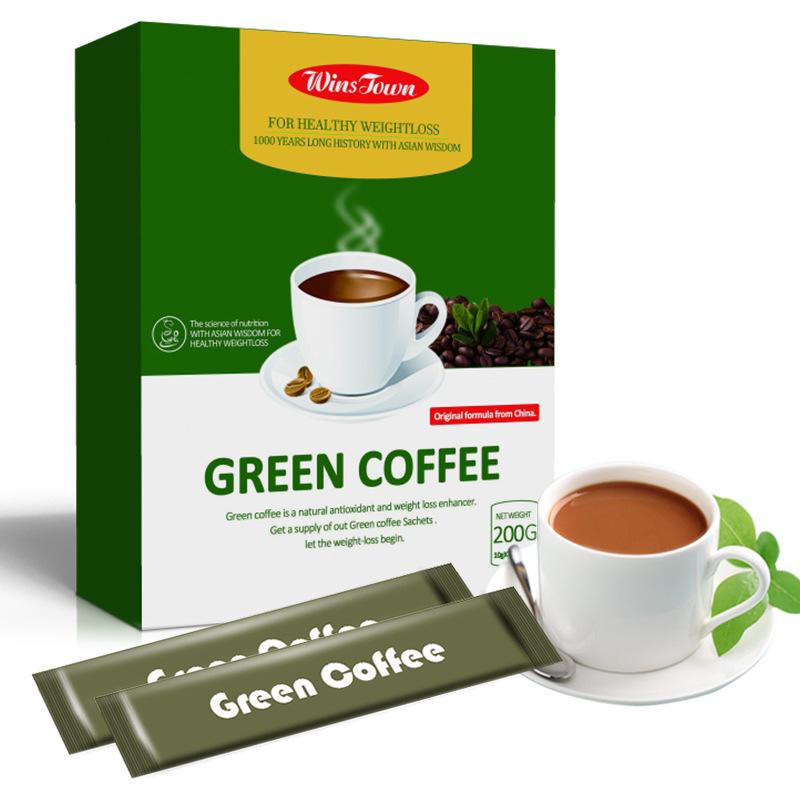 Green Coffee Slimming Coffee Instant Coffee Powder Black Coffee Soluble Weight Loss Coffee 500g