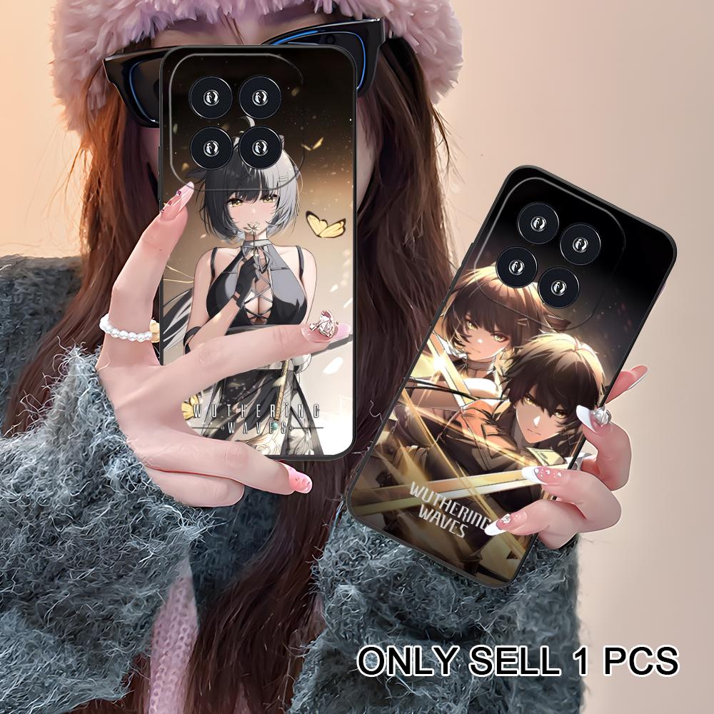 Wuthering Waves Rover Matte TPU Mobile Phone Case for Xiaomi 15 14 13 12 Mi 11 T Ultra Lite Pro S X 5G Colorful Printing Cover