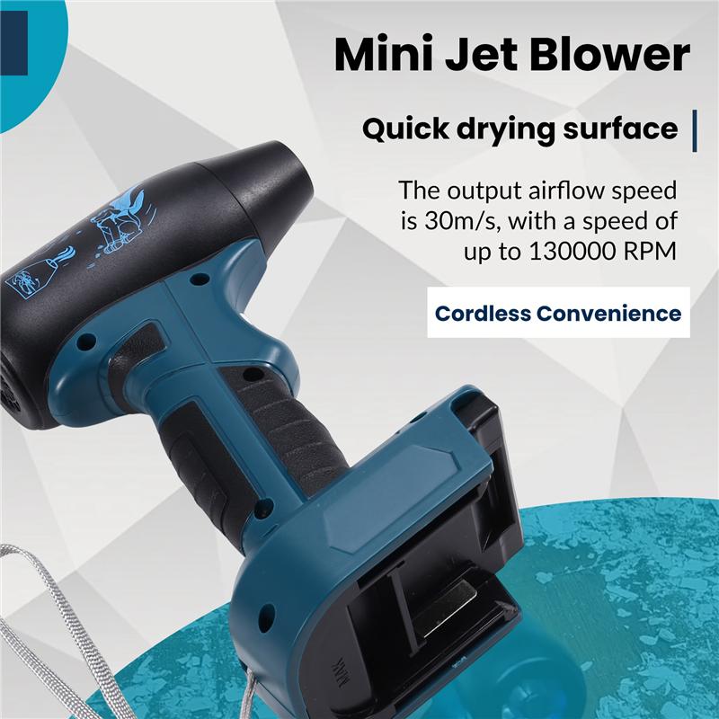 AD23-Cordless Leaf Blower Electric Jobsite Air Blower For 18V Battery Brushless Handheld Portable Violent Turbo Fan