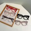 Unisex Retro Square Full Frame Optical Glasses HD Clear Lens Anti Blue Light Eye Protection Fashion Eyewear