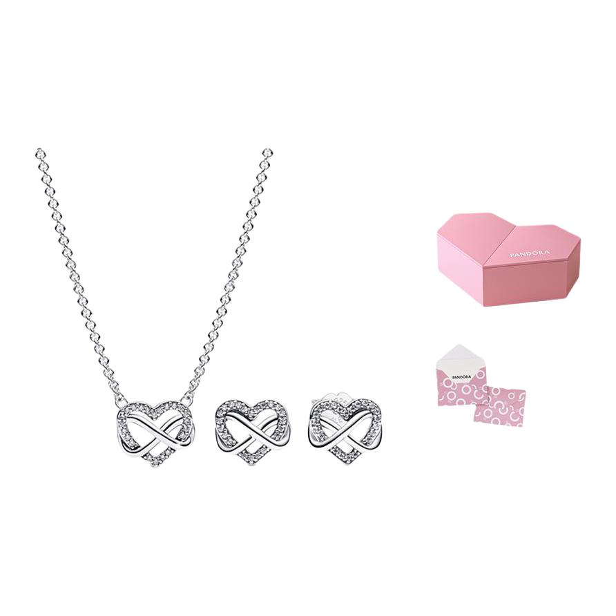 Pandora Shining Forever Together 925 Silver Necklace Women necklace ZT2675