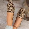 Leopard Print Casual Loafers