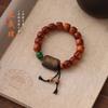 Tai Sui Amulet Bracelet Paired with Cypress, Daoist Hand Jewelry, Fashionable Accessories