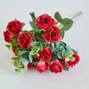 1pcs Artificial Rose Flower Fake Silk Flowers Artificial Flower Wedding Decoration Home Decoration For Outdoor Garden