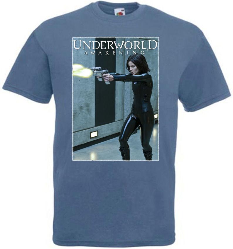 Underworld Awakening v1 T-shirt steel blue movie poster all sizes S5XL XXXL