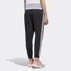 Adidas Neo Loose Fit Side Stripe Retro Knitted Sports Pants Women Bottoms Black GJ5288