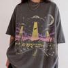 Comfort Colors Roswell UFO Shirt, Alien Abduction Tee, Retro UFO Shirt, Cow Abduction Shirt, Area 51 Alien Tee, Vintage Space Shirt