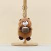 Groundhog Plush Toy Cartoon Keychain Backpack Pendant Childrens Gift Holiday