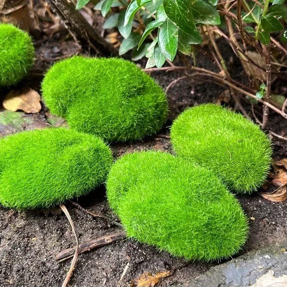 Garden Decorative Gravel Artificial Moss Rocks Fake Moss Stone Landscape Design