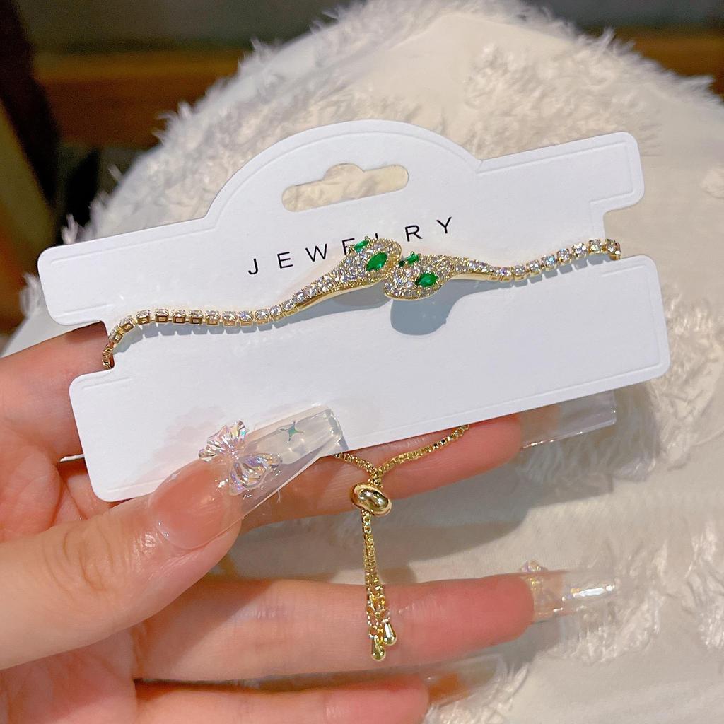 Top-Selling Women's Exquisite Diamond Versatile Snake Bracelet