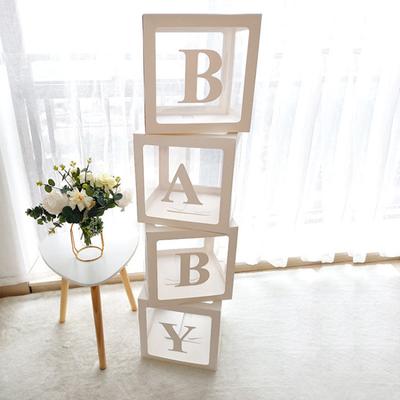Baby Shower Decorations Box Balloon Balloons Birthday Party Decorations Babyshower Wedding Boy Girl