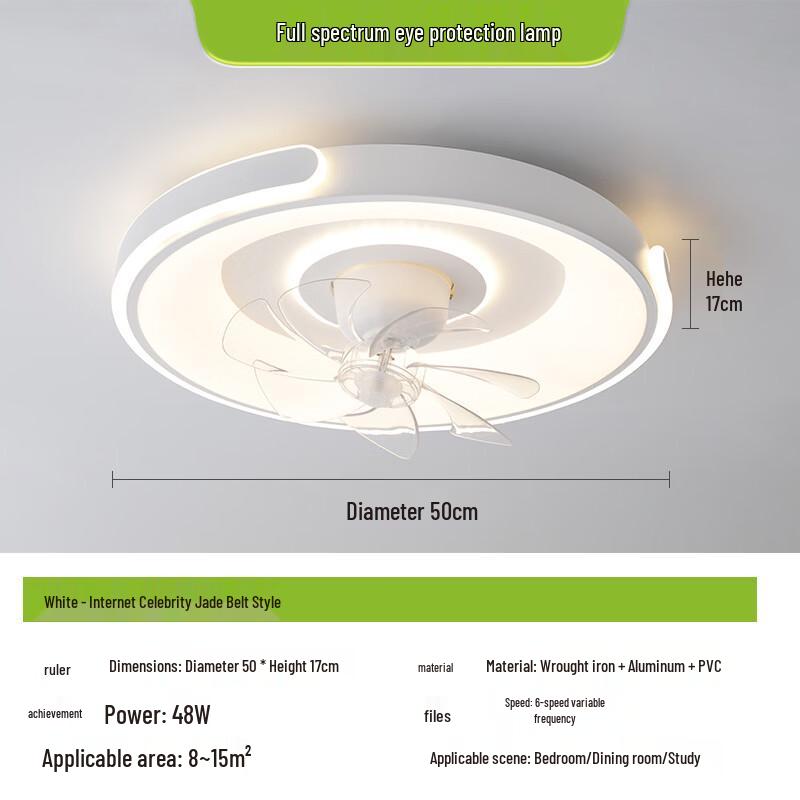 oeny Full Spectrum Bedroom Fan Light