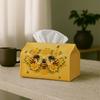 1pc Bee Sunflower Tissue Holder In Bright Yellow & Sweet, Perfect for Living And Dining Areas, Ideal for Elegant Tissue Storage In The Bathroom
