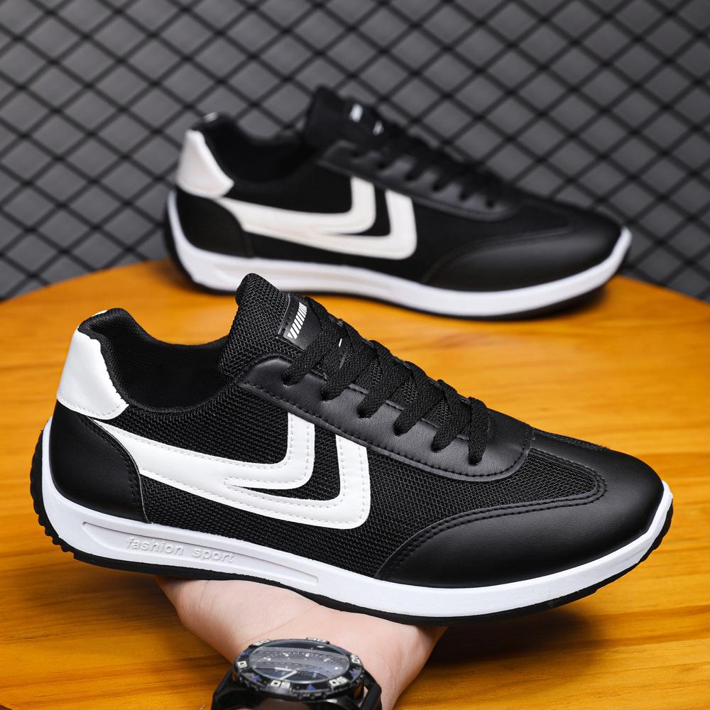 

Summer breathable casual men s shoes student flat baseplate shoes little white shoes men s sports shoes daily sports casual shoes 44