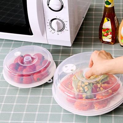 2 SZTUK Plastikowa pokrywa płyty mikrofalowej Wyczyść odpowietrznik parowy Pokrywy bryzgami Pokrywka Potrawa Nowość
