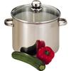 Stainless Steel Chafing Dish + Glass Lid - 24 Cm