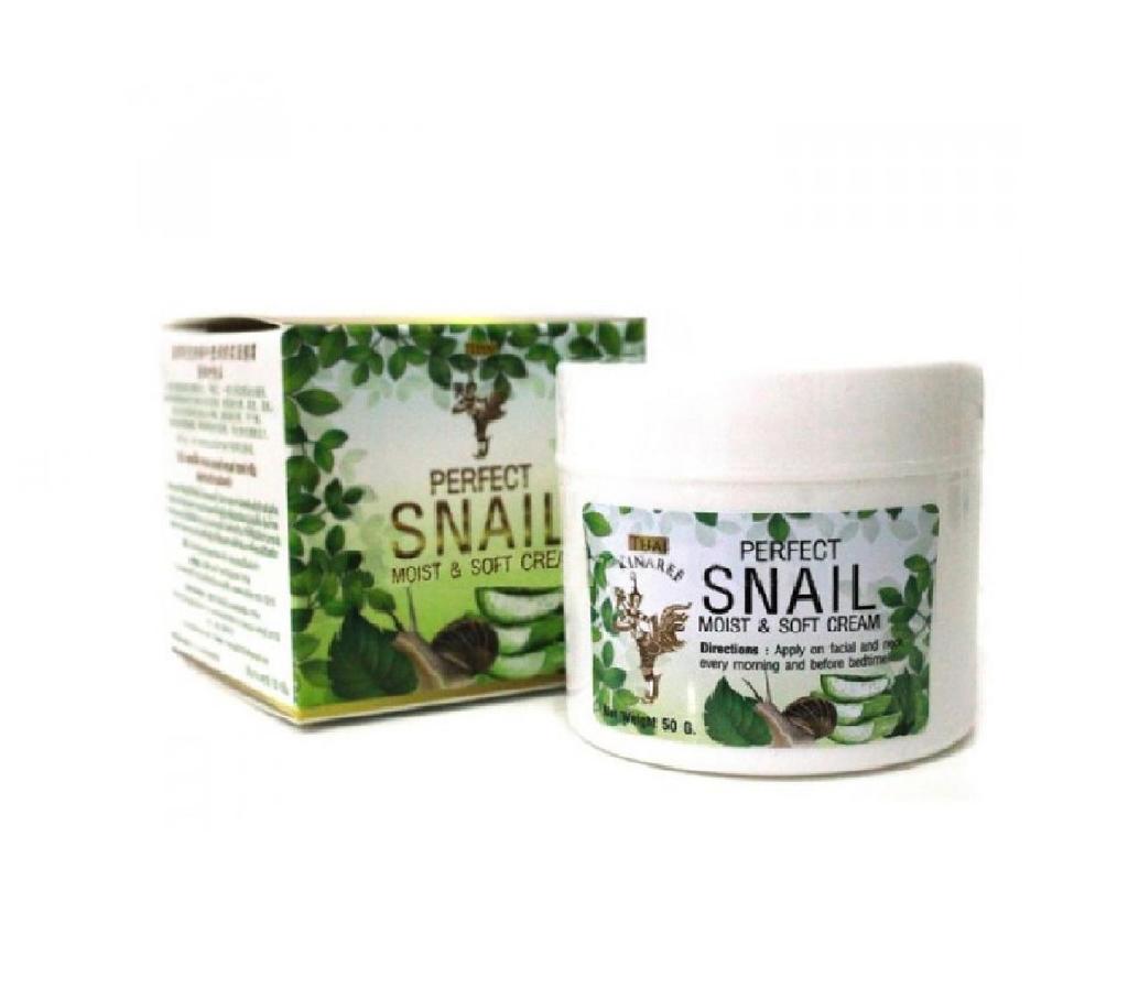 Thai Kinaree Perfect Snail Nawilżający i Wygładzający Krem, 50 g