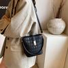 Fashionable Bucket Bag For Women 2024 Summer New Simple Casual Single Shoulder Bag