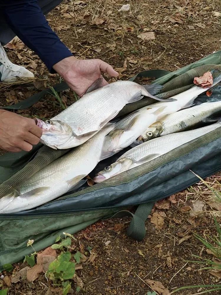 Fishing Bags Fish Weigh Bags Folding Mesh Weigh Sling Fish bag for Caught Fish Weigh in Bag for Bass Fishing