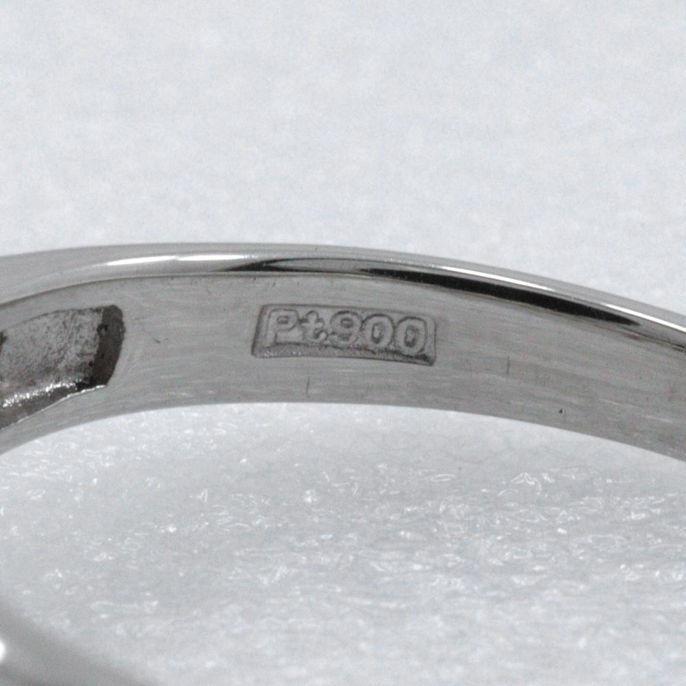 Ring Pt900Platin/Opal/Diamant #6.0(US-Grösse) 4,0g Damen Gebraucht