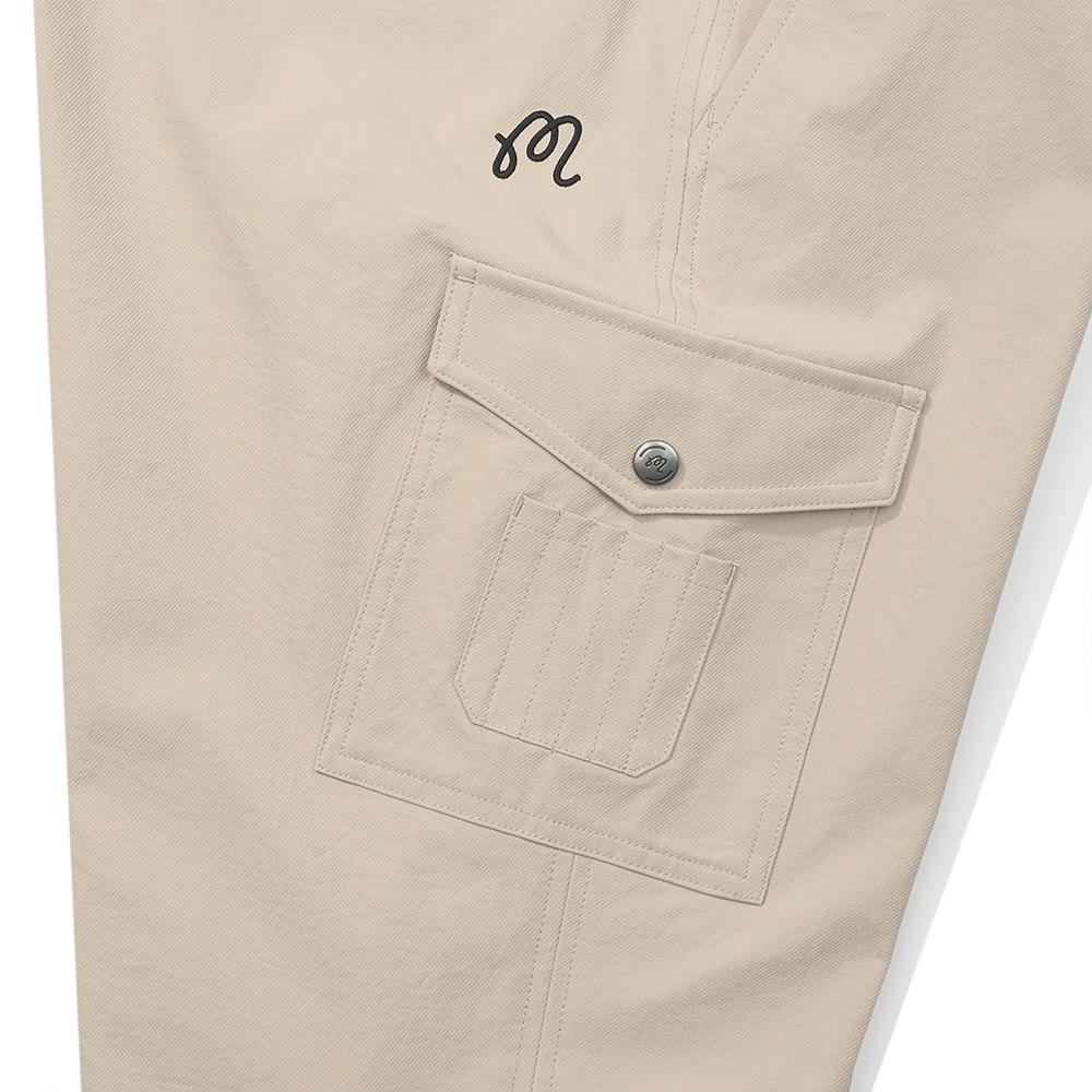 MALBON GOLF Semi-Wide Cargo Pants Beige (Man)