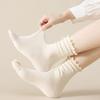 Breathable Five Fingers Socks Edge Curl Short Socks Cute Cotton Socks  Women