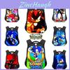 Nieuwe Sonic Kinderrugzak Voor Jongens En Meisjes Cartoon Trendy Schooltas Middelgroot 20-35l Inhoud