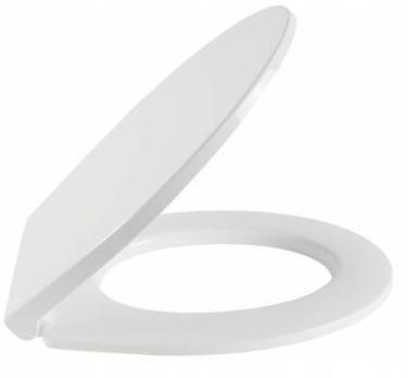 Iris universal white toilet seat