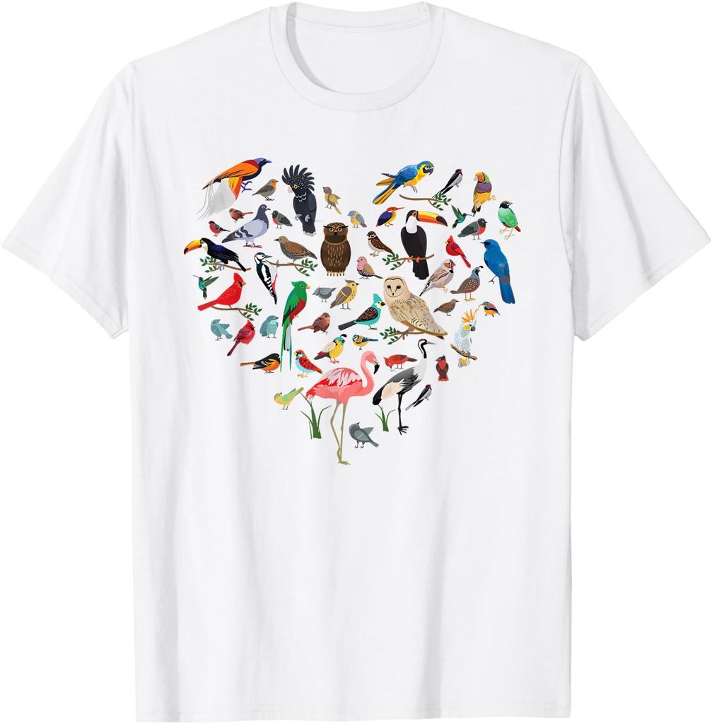 Bird Heart - Birding Bird Watching Birder Bird Watcher T-Shirt Small