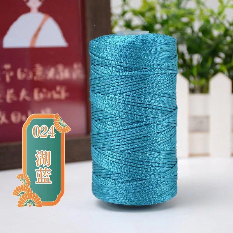Mercerized Ice Hemp Thread 100G Shaft Medium And Thin Hollow Thread Sun Hat Shoes Crochet Hand-Woven Thread Full Free Shipping