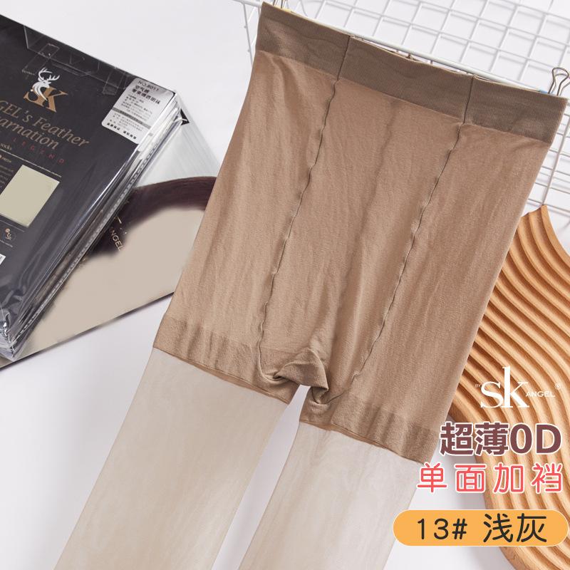 Mint mambo skin socks 0D black stockings summer stockings thin ultra-thin anti-hook silk mint green bare leg artifact