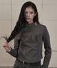AS YOU ARE Facade Logo High-Neck Zip-Up Charcoal