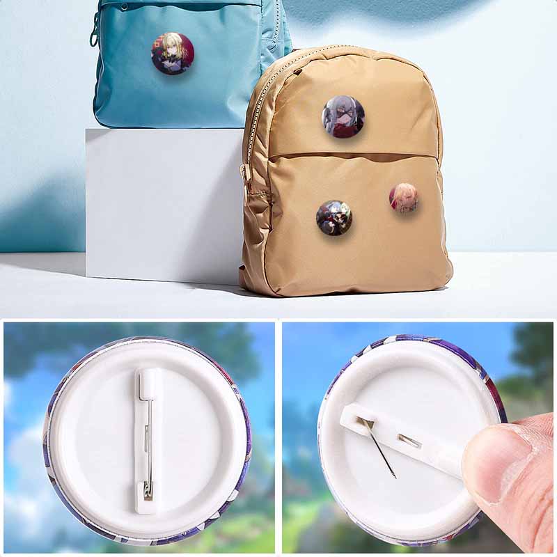Bang Dream Ave Mujica Cartoon Badge Anime Character Sakiko Togawa Uika Misumi Lapel Pins Kawaii Manga Brooch for Bag Decor Gifts
