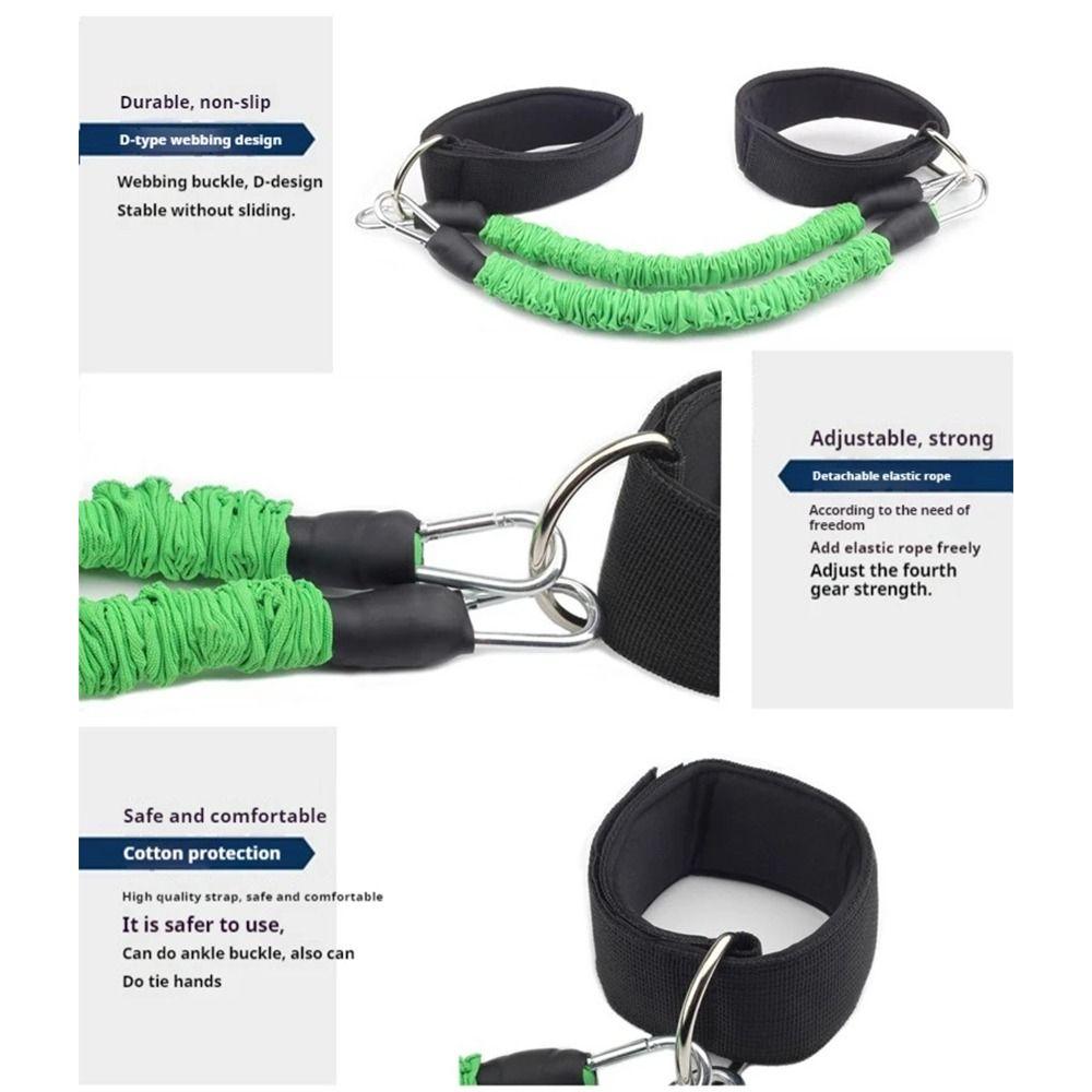 Elastic Resistance Bands 20LB-80LB Ankle Pull Rope Elastic Training Band  Gym Equipment