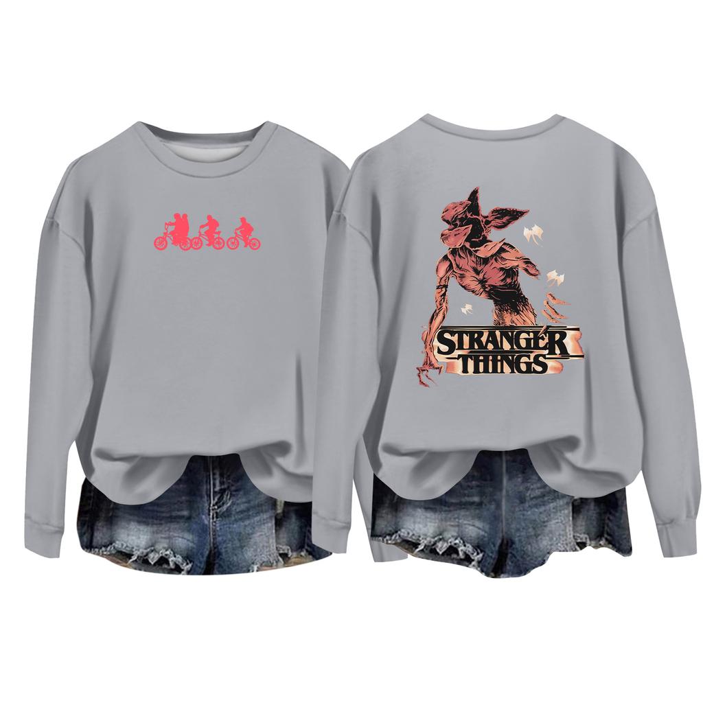 Women's Casual Round Neck Long Sleeve Valentine's Day Printed Pullover Top