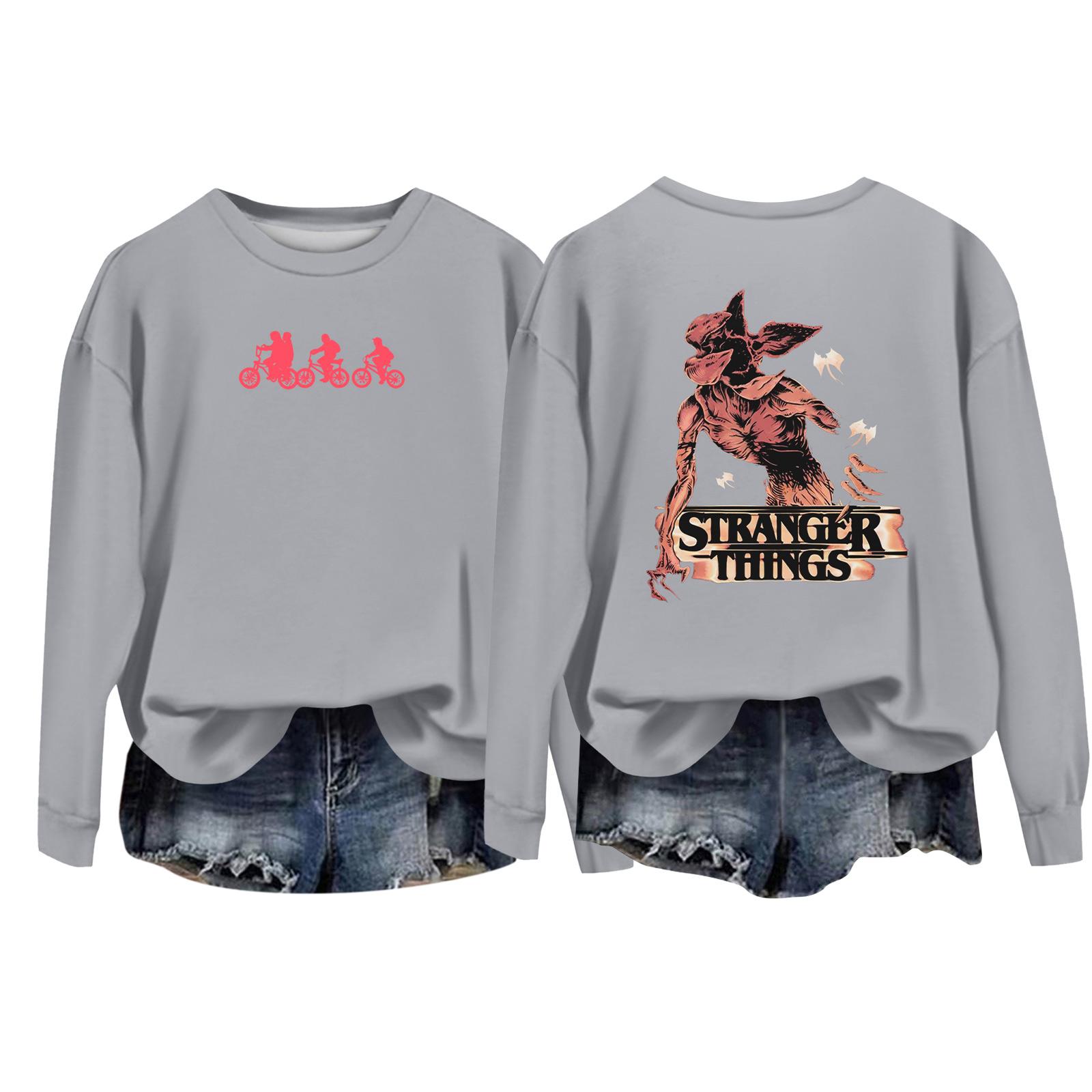 

Women s Casual Round Neck Long Sleeve Valentine s Day Printed Pullover Top M