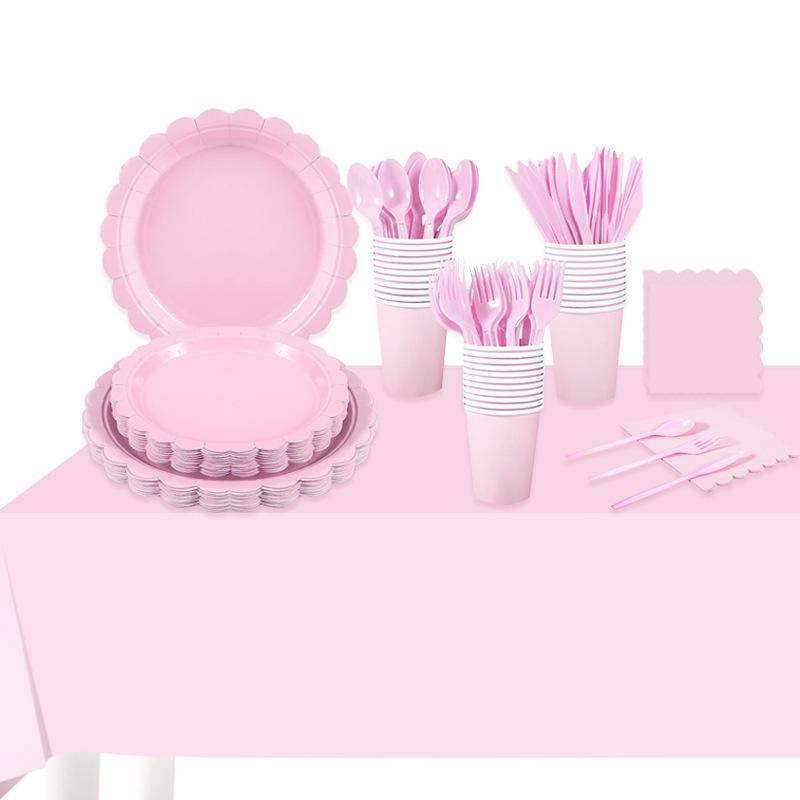 Eco-Friendly Disposable Paper Plates and Cups Set for Picnics and Parties 10 forks