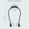 LED Neck Reading Light Bendable Arms Reading Lamp Adjustable Brightness LED Night Light Flashlight for Reading Crafting Knitting