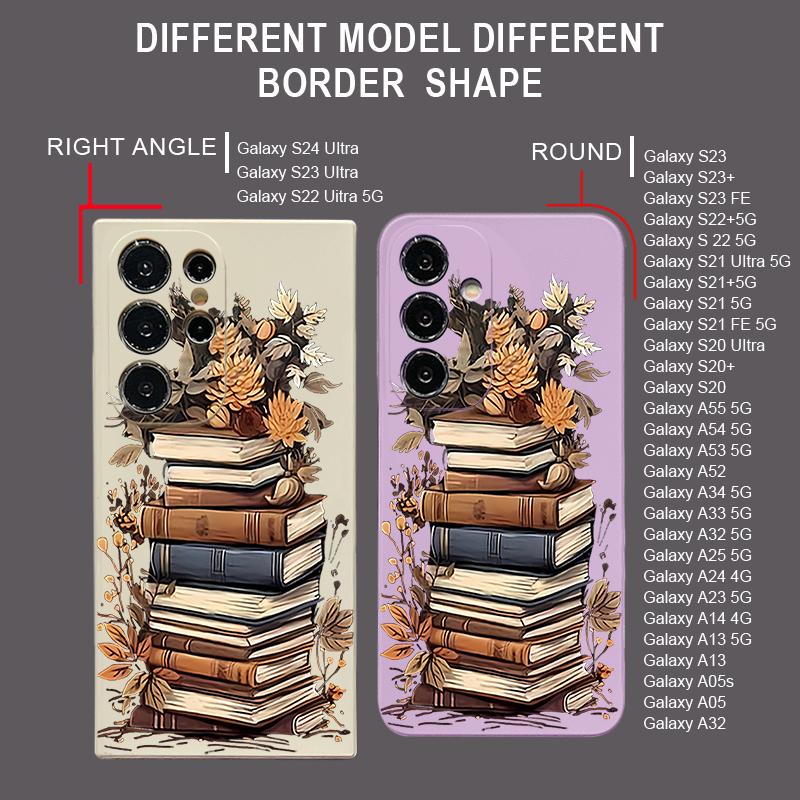 Book Print Case For Samsung Galaxy S24 S25 FE S26 S25 S23 S22 Ultra A17 A56 A16 A55 A25 A15 A36 A54 5G Lanyard Soft Cover