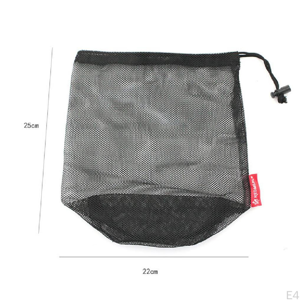 Camping Sports Ultralight Mesh Stuff Sack Drawstring Polyester Bag