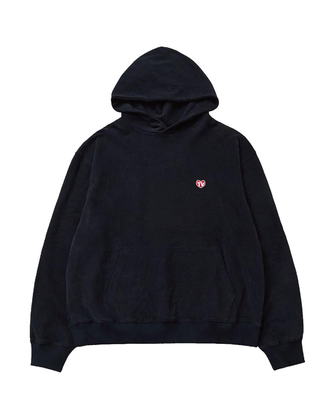 The Museum Visitor Tv Heart Logo Hoody (Black) S
