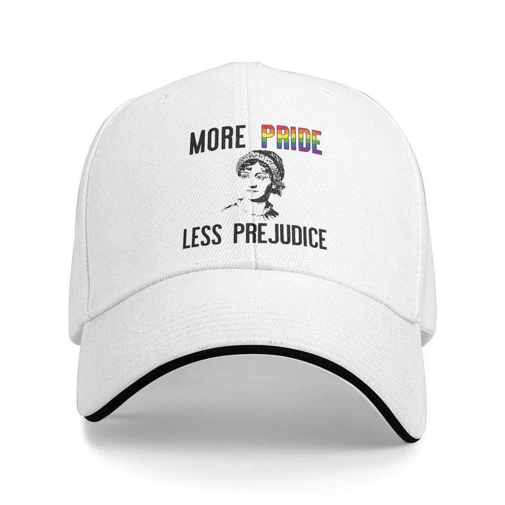 New More Pride Less Prejudice Golf Hat Unisex Style Headwear Daily Workouts Adjustable Sun Caps