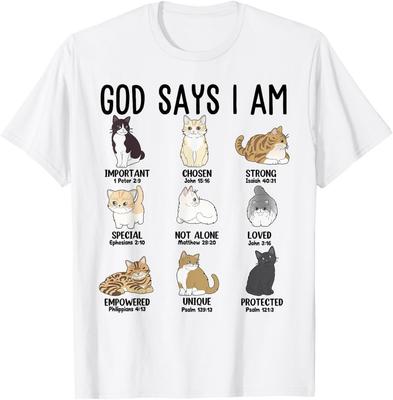 Christian God Say I Am Cat Jesus Teen Girl Women Toddler T-Shirt Unisex T-Shirt