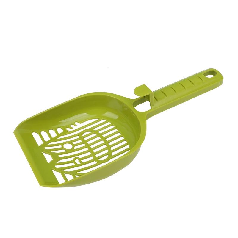 

Удобный совок для кошачьего наполнителя Премиальное качество Инструмент для уборки и поддержания кошачьего туалета зелёный