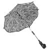 14in Universal Stroller Parasol with UV Protection Adjustable Baby Stroller Umbrella Zebra Stripe