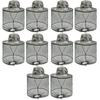 Gauze Sun Hat Net Caps Compatible with Mosquito Protection Fishing Head 10Pcs