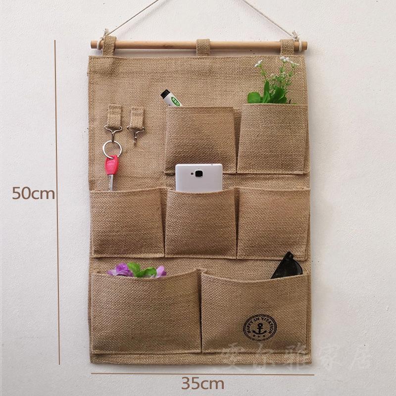 Wen'er Wandmontierte Mehrschichtige Hängeaufbewahrungstasche für Studentenwohnheime